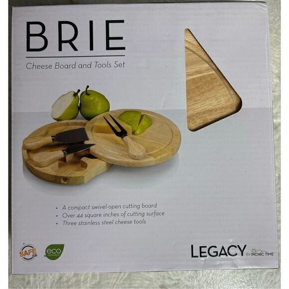 Brie Cheese Board and Tool Set - Picture 1 of 4